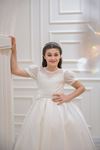 Doris 2-6 Yaş Kız Çocuk Elbise 20097 Kırık Beyaz