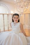 Metis 7-11 Years Old Girl Dress 30102 Off White