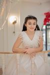 Robe Fille Hestia 7-11 Ans 30094 Blanc Cassé