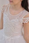 Iberia 7-11 Years Girls' Dress 30109 Off-White