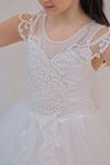 Iberia 7-11 Years Girls' Dress 30109 Off-White