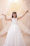 Vestido menina Cairo 7-11 anos 30110 off white
