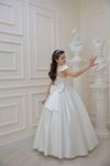 فستان بنات عمر 2-6 سنوات من Aurora رقم 20124 أبيض مائل للبيج