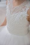 Vestido de Niña Sarai 7-11 Años 30119 Blanco Roto