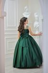 Ventus 7-11 Jahre Mädchenkleid 30144 Grün