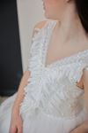 Stella 7-11 Jahre Mädchenkleid 30129 Cremeweiß