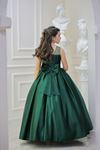 Ventus 7-11 Jahre Mädchenkleid 30144 Grün