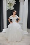 Abito Sydney per bambina 7-11 anni 30106 bianco sporco