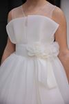 Sylva 2-6 Jahre Mädchenkleid 20134 Cremeweiß