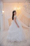 Vestido menina Thetis de 2 a 6 anos 20099 off white