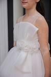 Sylva 2-6 Jahre Mädchenkleid 20134 Cremeweiß