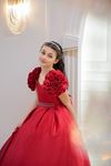 Terra 7-11 Years Old Girl Dress 30131 Red