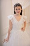 Robe Suave Fille 2-6 Ans 20092 Blanc Cassé