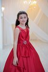 Ventus 7-11 Years Old Girl Dress 30144 Red