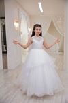 Платье для девочек Sarai 7-11 лет 30119 Сломанный белый