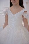 Vestido menina Thetis de 2 a 6 anos 20099 off white