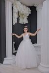 Selene 7-11 Jahre altes Mädchenkleid 30095 Off White