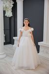 Vestido de Niña Solis 7-11 Años 30133 Blanco Roto