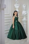 Ventus 7-11 Jahre Mädchenkleid 30144 Grün