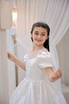 Siena 7-11 Yaş Kız Çocuk Elbise 30114 Kırık Beyaz