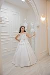 Vesper 7-11 Years Old Girl Dress 30136 Off-White