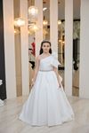 Vivida 7-11 Years Old Girl Dress 30137 Off-White