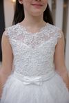 Zion 2-6 Jahre altes Mädchenkleid 20105 Off White