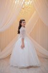 Zaria 7-11 Years Old Girl Dress 30130 Off White