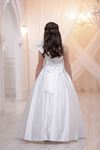 Vienna 7-11 Years Old Girl Dress 30122 Off-White