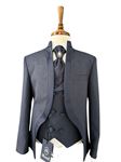 Chestnut 2-12 Yaş Erkek Çocuk Takım Elbise 5'Li Set 70011 Lacivert