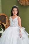 Artemis 2-6 Yaş Kız Çocuk Elbise 20163 Kırık Beyaz