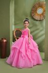 Luna 7-11 Yaş Kız Çocuk Elbise 30167 Pembe