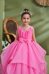 Luna 7-11 Yaş Kız Çocuk Elbise 30167 Pembe