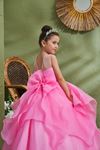 Luna 7-11 Yaş Kız Çocuk Elbise 30167 Pembe