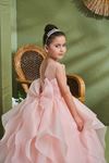Luna 2-6 Yaş Kız Çocuk Elbise 20167 Somon