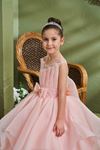 Luna 2-6 Yaş Kız Çocuk Elbise 20167 Somon