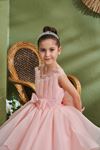 Luna 2-6 Yaş Kız Çocuk Elbise 20167 Somon