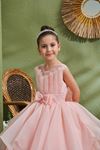 Luna 2-6 Yaş Kız Çocuk Elbise 20167 Somon