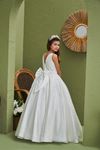 Cara 2-6 Yaş Kız Çocuk Elbise 20170 Kırık Beyaz